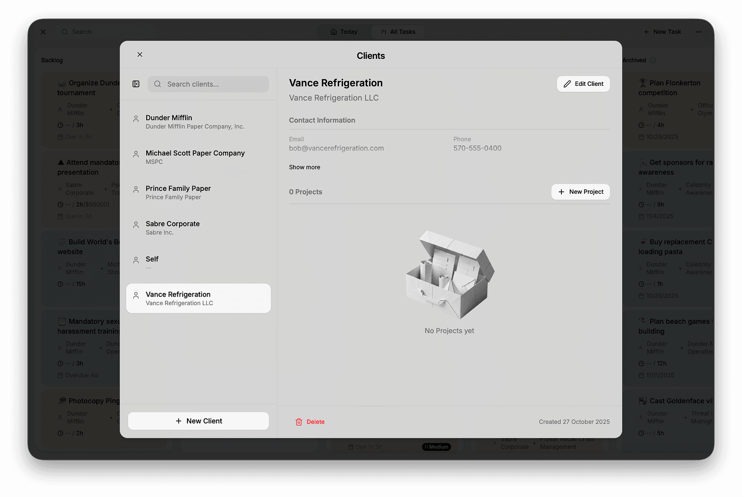 Billable app interface screenshot 5